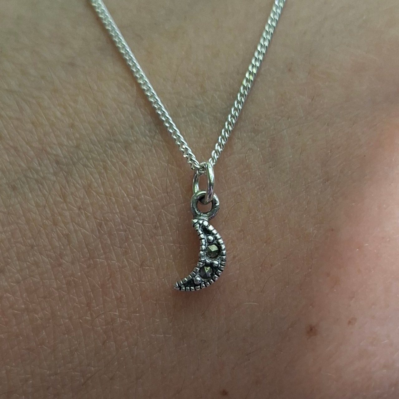 marcasite mini moon set